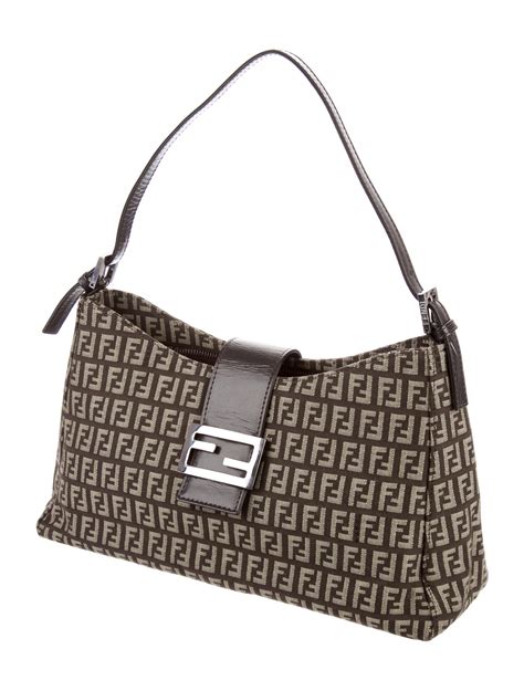 fendi zuchino|fendi logo shoulder bag.